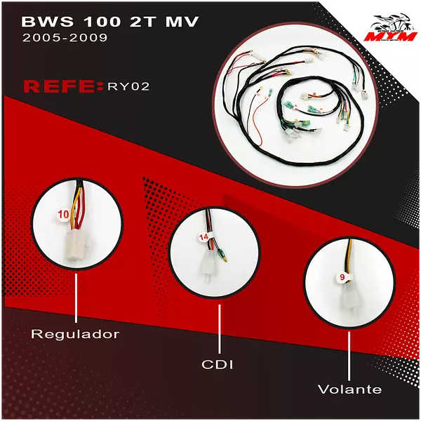 Sistema Electrico Bws 2 Tiempos Todos Los Modelos Yamaha