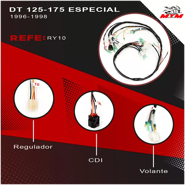 Sistema Electrico Dt 125 175 Special 1996-1998 Yamaha