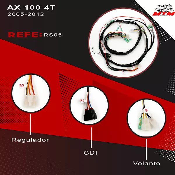 Sistema Electrico Ax 100 4 Tiempos Suzuki Todos Los Modelos