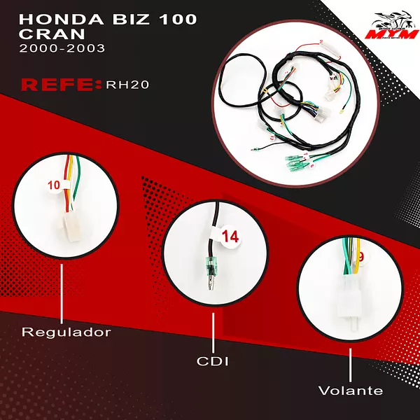 Sistema Electrico Biz 100 Cran Honda