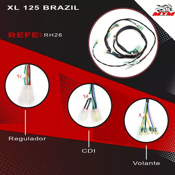 Sistema Electrico Xl 125 Brazil Honda, Solo Para La Brazil