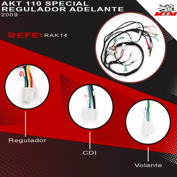 Sistema Electrico Akt Special Regulador Adelante