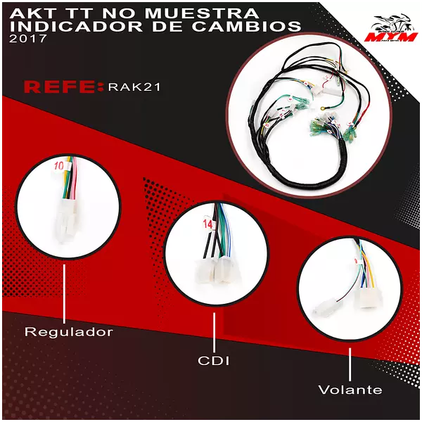 Sistema Electrico Akt Tt No Muestra Cambios