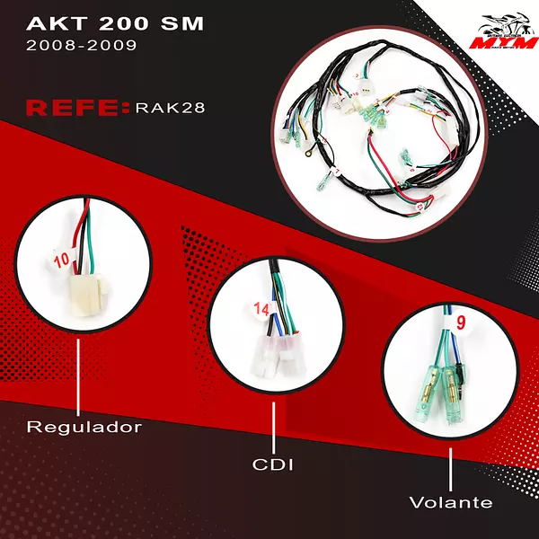 Sistema Electrico Akt 200 Sm