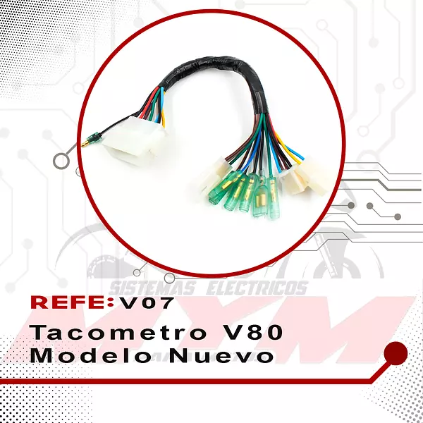 Sistema Elctrico O Conexion De Tacometro V 80 Modelo Nuevo