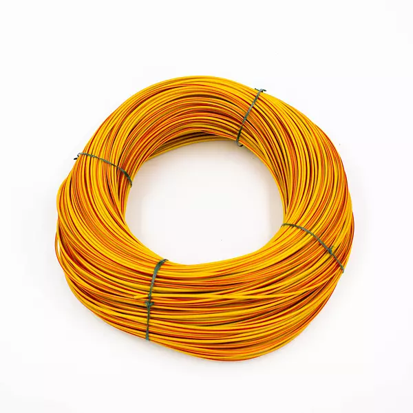 Cable Vehicular Amarillo Raya Roja Calibre 20 En Cobre 20 Hilos