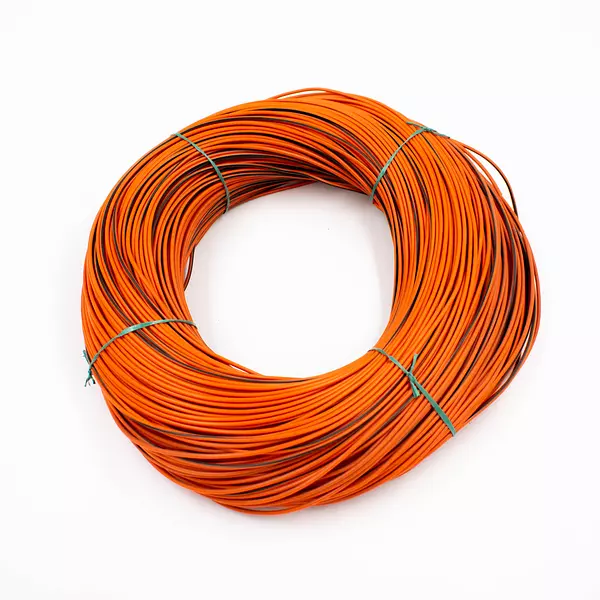 Cable Vehicular Naranja Raya Negra Calibre 20 En Cobre 20 Hilos